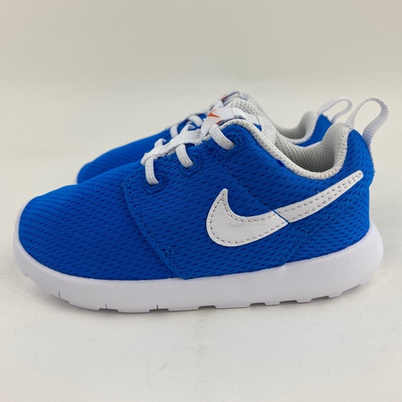 NEW Nike Roshe One Blue White Toddler Shoes - Picture 10 of 15